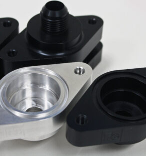 2JZGTE Remote Mount IAC Flange to -10 AN Adapter