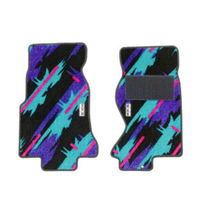 HKS 50th Anniversary Left Hand Drive Floor Mats - Oil Color - Toyota JZA80 Supra MKIV